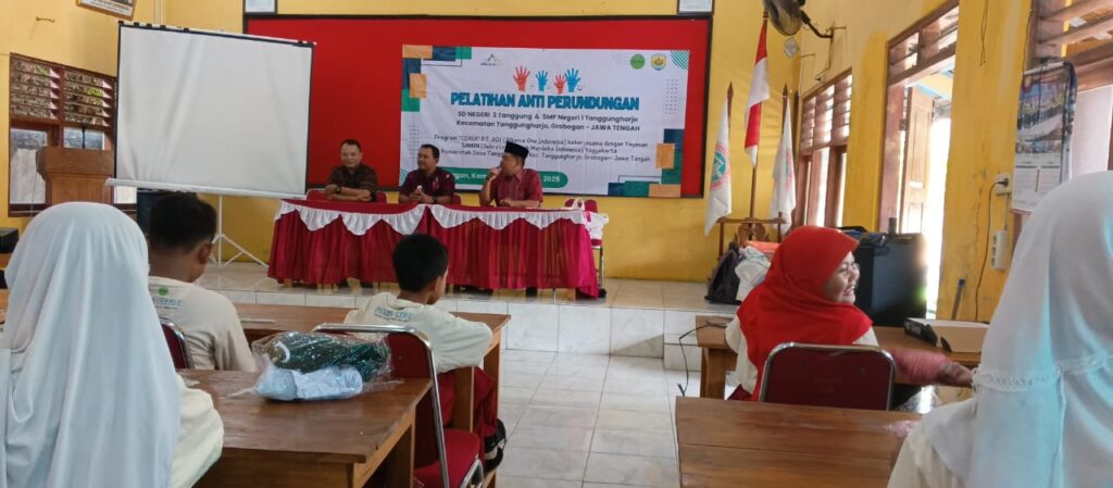 Kegiatan Pelatihan Anti Perundungan dihadiri oleh Perwakilan Pemerintah Desa Tanggungharjo